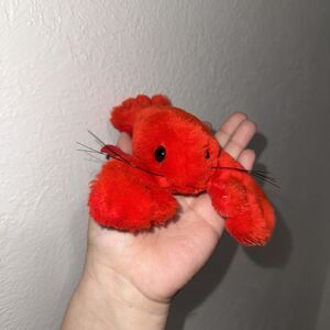 Mary Meyer Red Lobster Stuffed Animal Plush Toy 6.5"